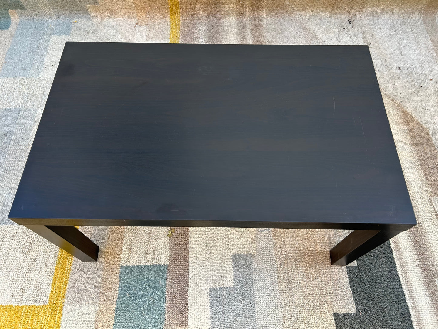 Black simple desk