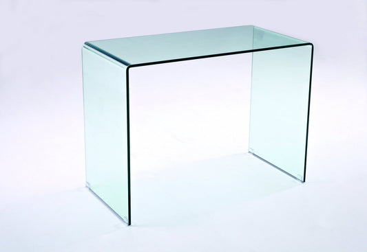 Tempered Glass Computer Desk. 43.3'' x 21.7'' x 30''H